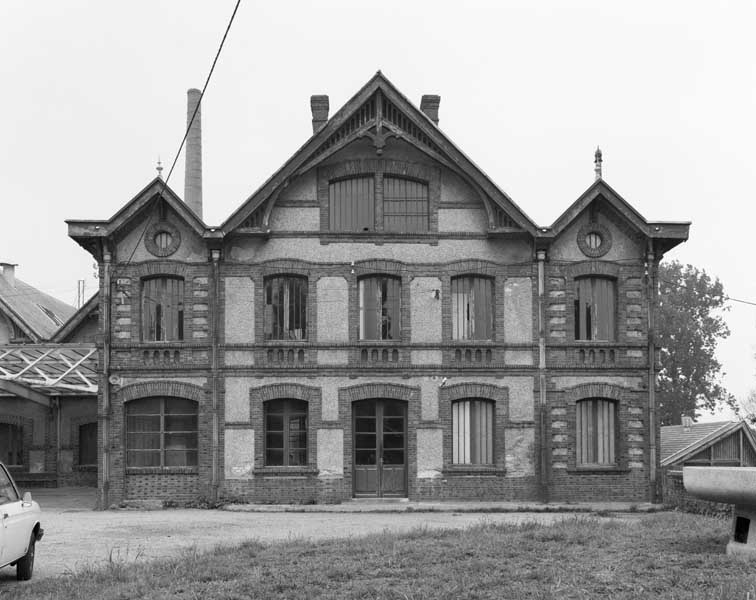 Logement de contremaître, vue prise du nord.