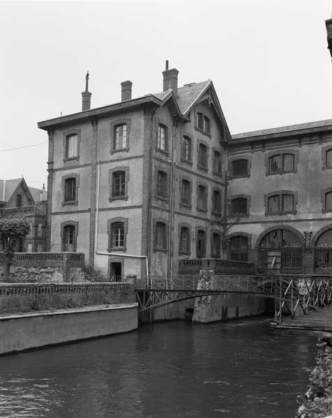 Logement de contremaître, vue prise du sud ouest.