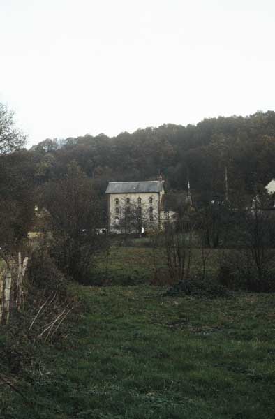 Atelier de fabrication, vue prise de l'ouest.