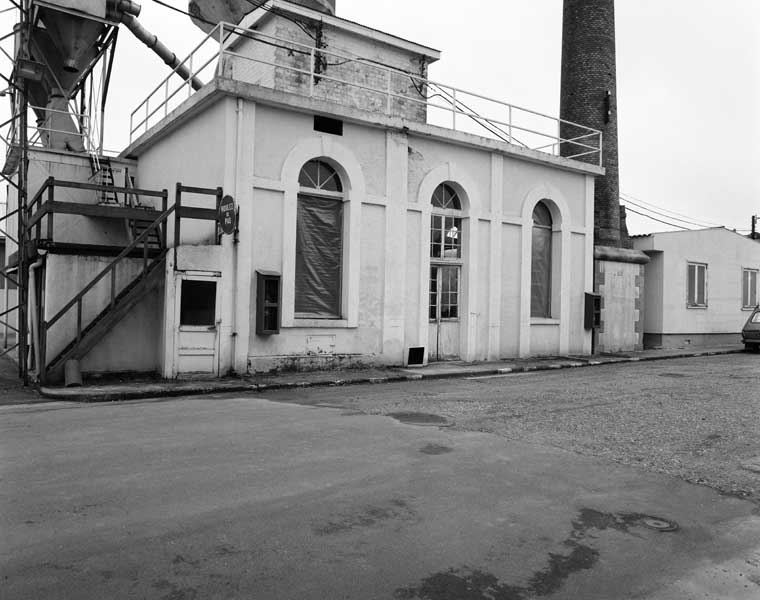 Salle des machines. Vue prise du nord ouest.