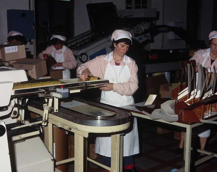 Empaquetage des tablettes.