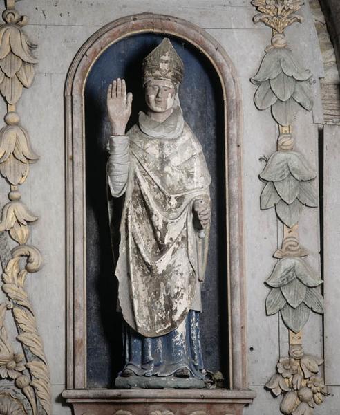 Statue (petite nature) : saint Martin de Tours