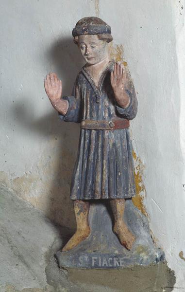 Statuette : saint Fiacre