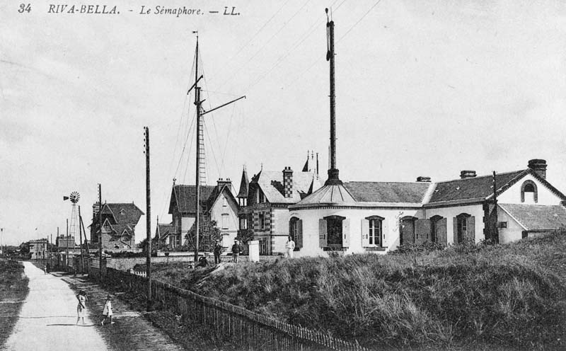 34. RIVA-BELLA - Le Sémaphore.- Carte postale, éd. LL., début 20e siècle.