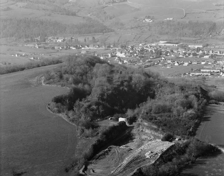 Excavation, vue aérienne.