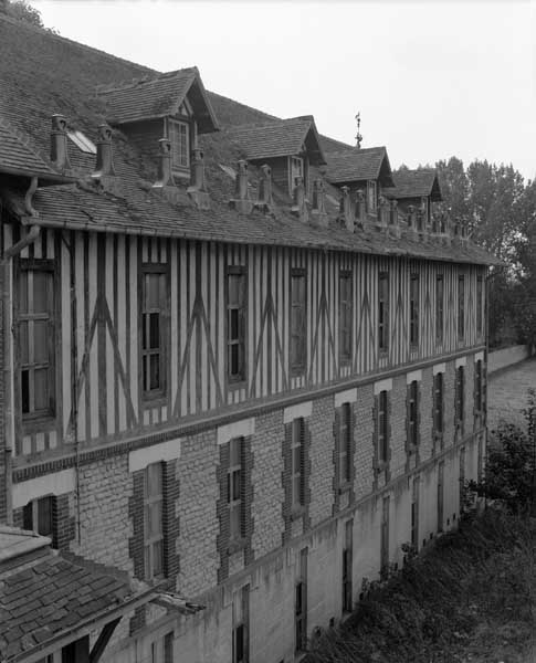 Pièce d'affinage (1). Elévation extérieure nord.