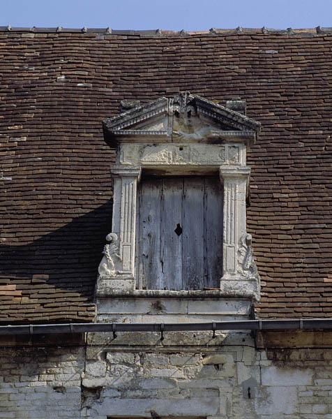 Elévation sur rue, 1ère lucarne.