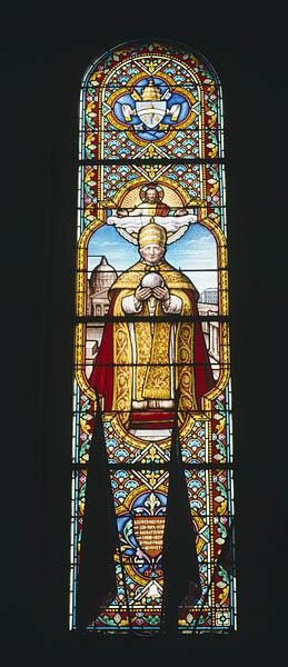 Vue d'ensemble de la baie 0 : le pape Léon XIII.