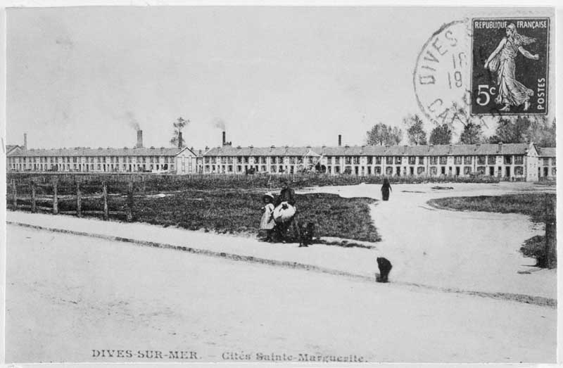 Dives-sur-mer - Cités Sainte-Marguerite.- Carte postale, s.d., début 20e siècle. (Collection particulière).