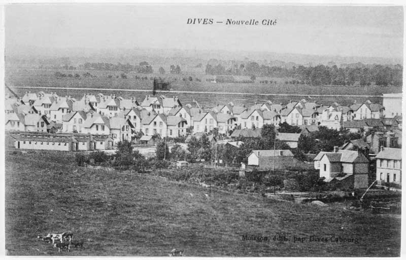 Dives - Nouvelle cité.- Carte postale, éd. Moisson, s.d., début 20e siècle. (Collection particulière).