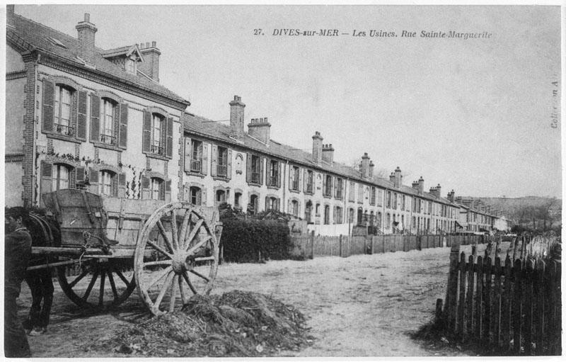 27. Dives-sur-mer - Les usines. Rue Sainte-Marguerite.