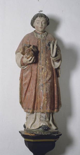 Statue (petite nature) : saint Etienne