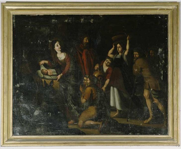 Tableau : Adoration des bergers