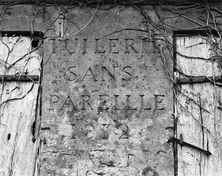 Piéce de séchage, élévation ouest, détail.