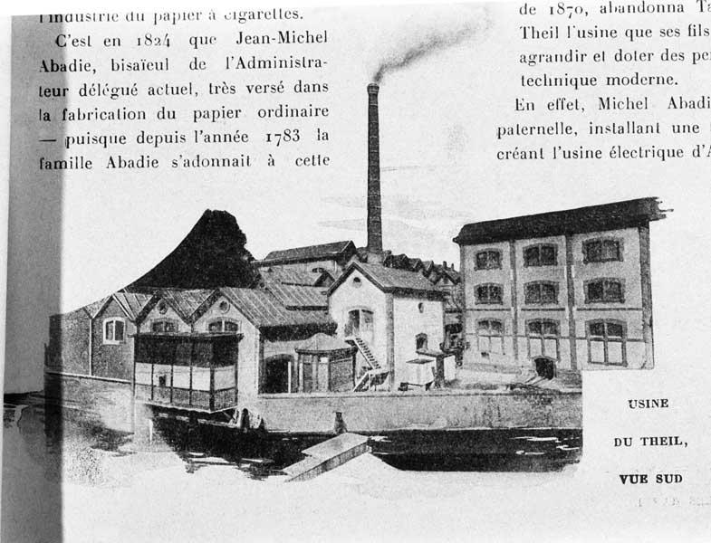 Usine du Theil, vue sud.