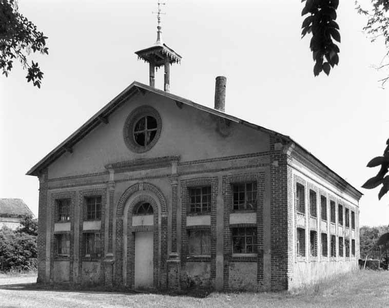 Atelier de fabrication, vue prise du nord.