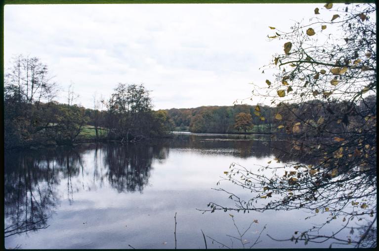 Bassin de retenue dit étang de la fenderie. Vue prise du nord-ouest.