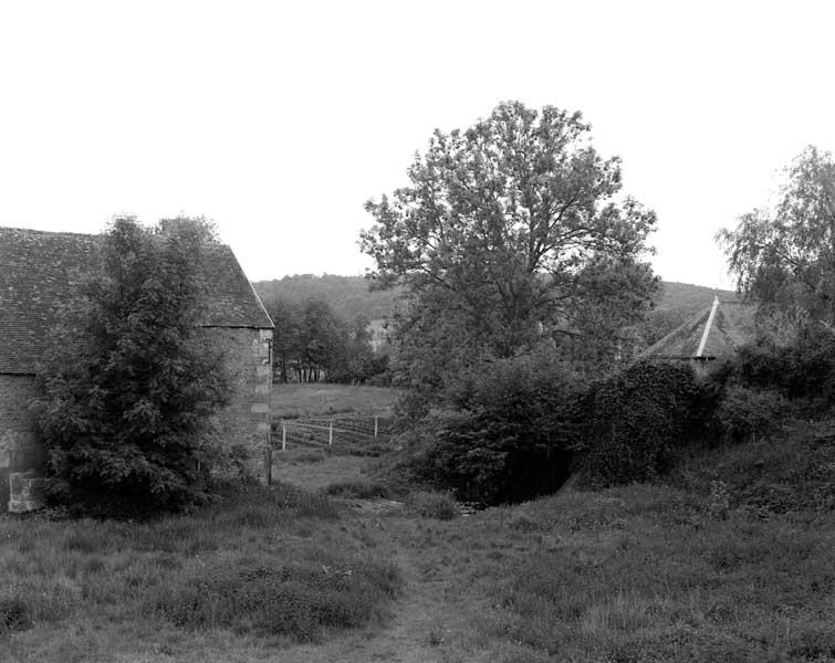 Atelier de fabrication, vue prise de l'est.