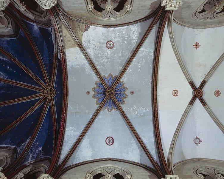 Séminaire, chapelle, voûtes de l'abside, de la 5e et de la 4e travée.