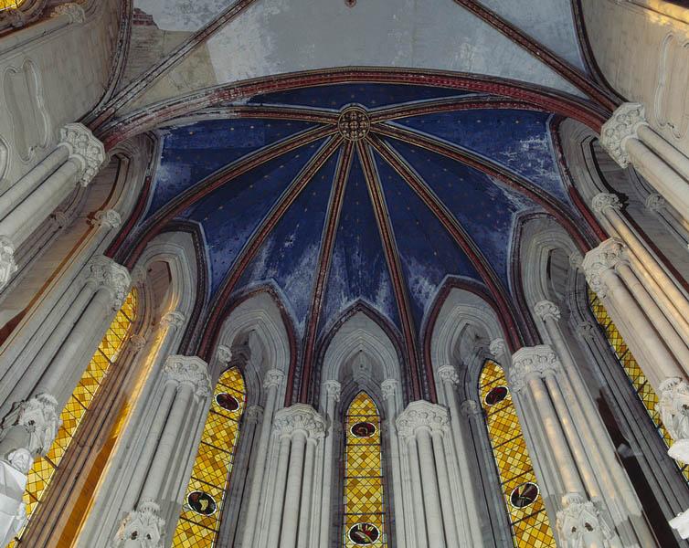 Séminaire, chapelle, voûte de l'abside.