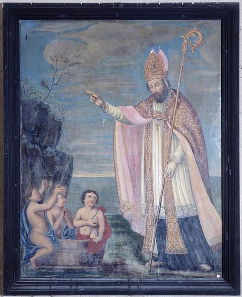 Tableau : saint Nicolas de Bari ressuscitant les trois petits clercs