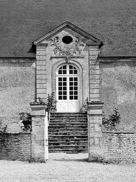 Aile occidentale, avant-corps de la façade ouest.