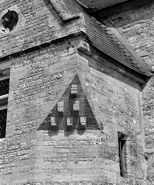 Aile occidentale, trompe de la tour d'escalier.