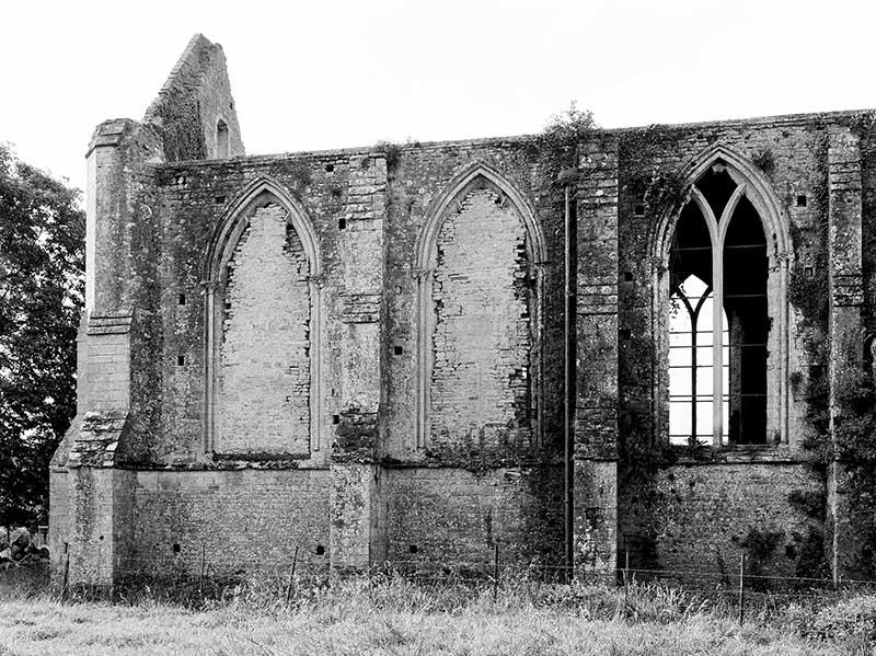 Eglise, façade nord du choeur.