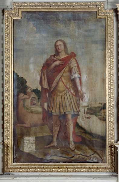 Tableau (tableau d'autel) : saint Julien l'Hospitalier