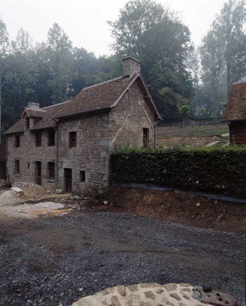 Logement d'ouvriers, vue prise du sud.