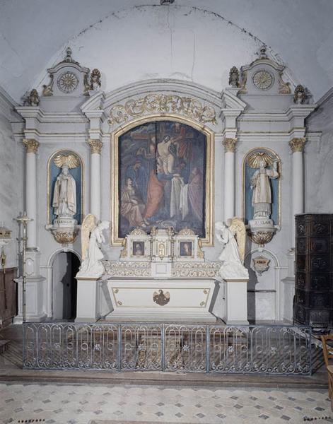 Ensemble du maître-autel (retable, tabernacle)