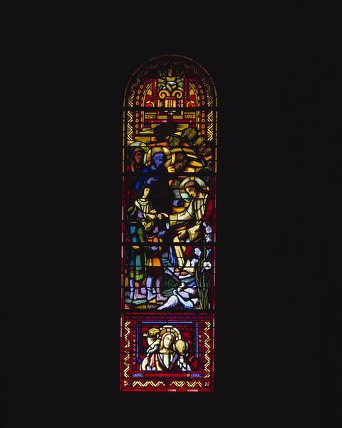 Vue d'ensemble de la baie 11 : Jésus bénissant les enfants.