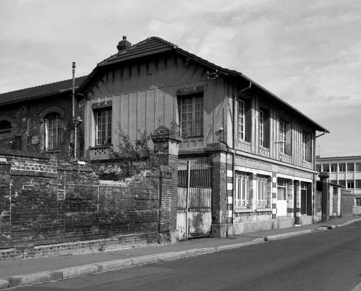 Logement de contremaître. Vue prise de l'ouest.