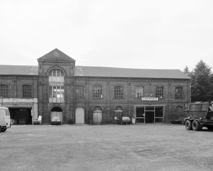 Magasin industriel. Elévation extérieure nord, sur cour.