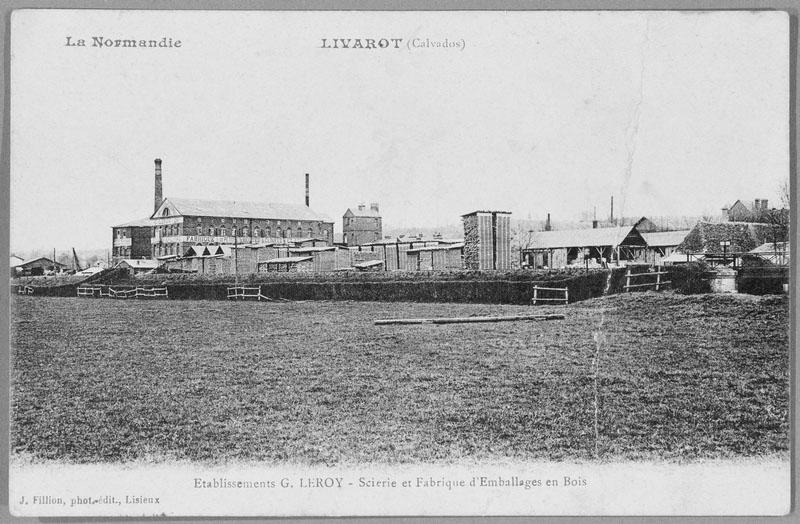 Etablissement G. Leroy. Scierie et fabrique d'emballage en bois.