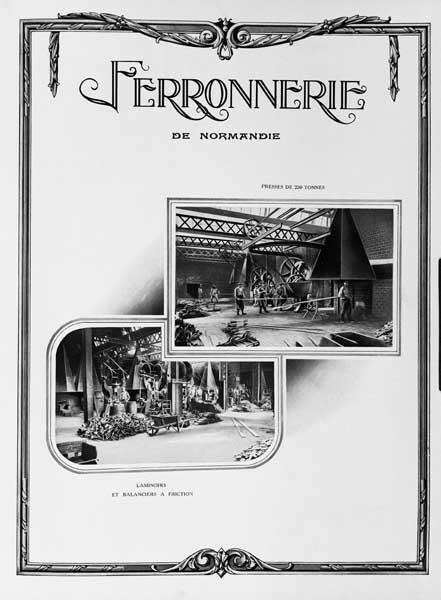 Planche extraite du catalogue 1.