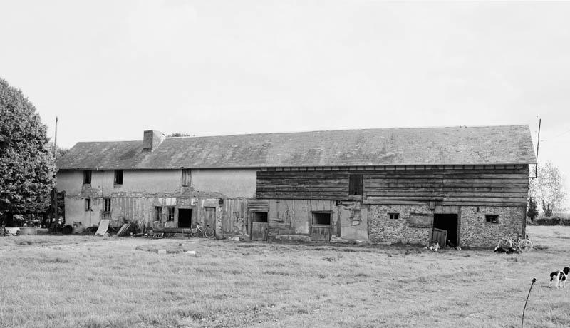 Ferme, ancien logis, élévation nord.