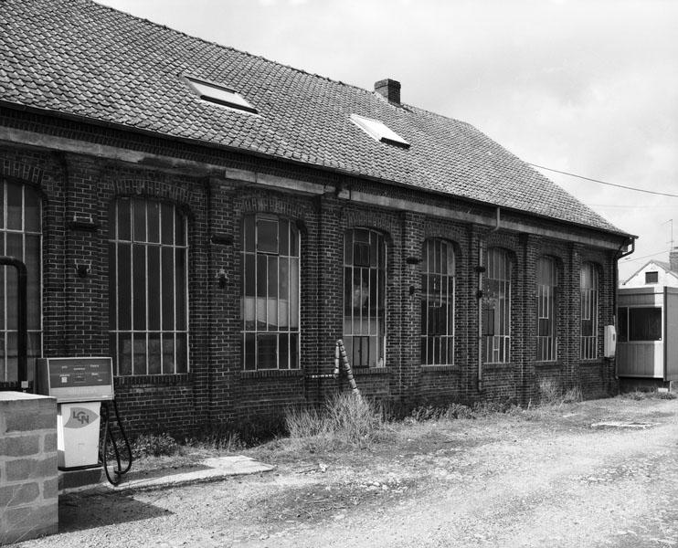 Atelier de fabrication, élévation extérieure est.