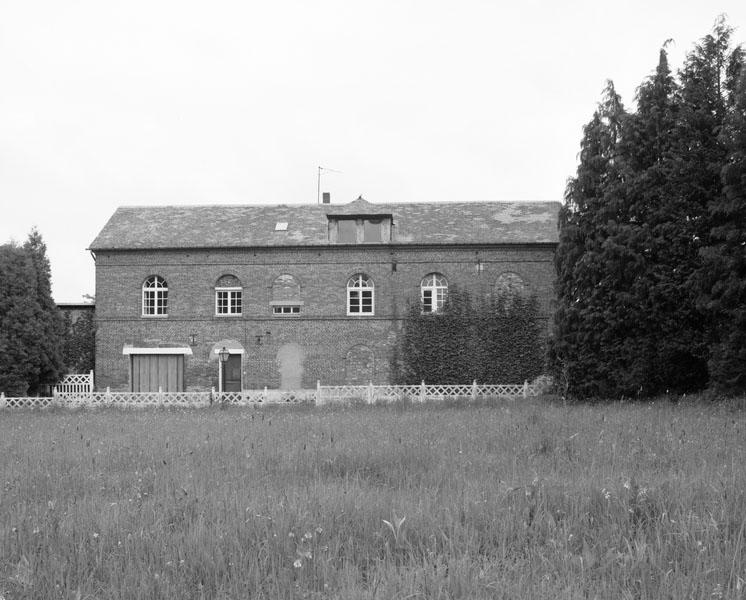 Atelier de fabrication. Vue prise du sud-ouest.
