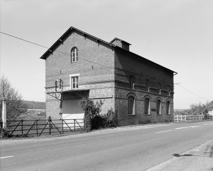 Atelier de fabrication. Vue prise de l'est.