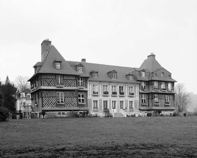 Château. Elévation extérieure est.