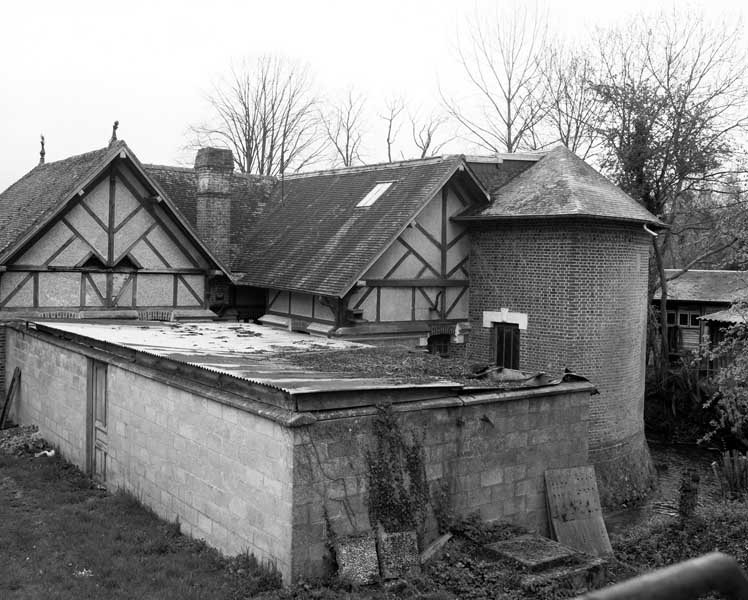 Atelier de la scierie. Vue prise du nord-ouest.