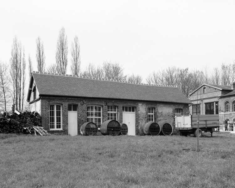 Remise du moulin. Elévation extérieure est.