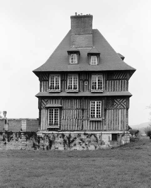 Château. Elévation extérieure sud.