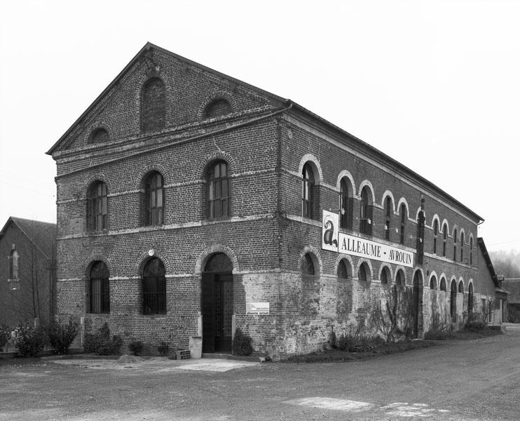 Atelier de fabrication. Elévations extérieures sud et ouest.