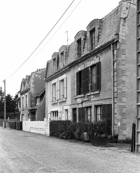 Maisons vers 1900, passage des falaises.