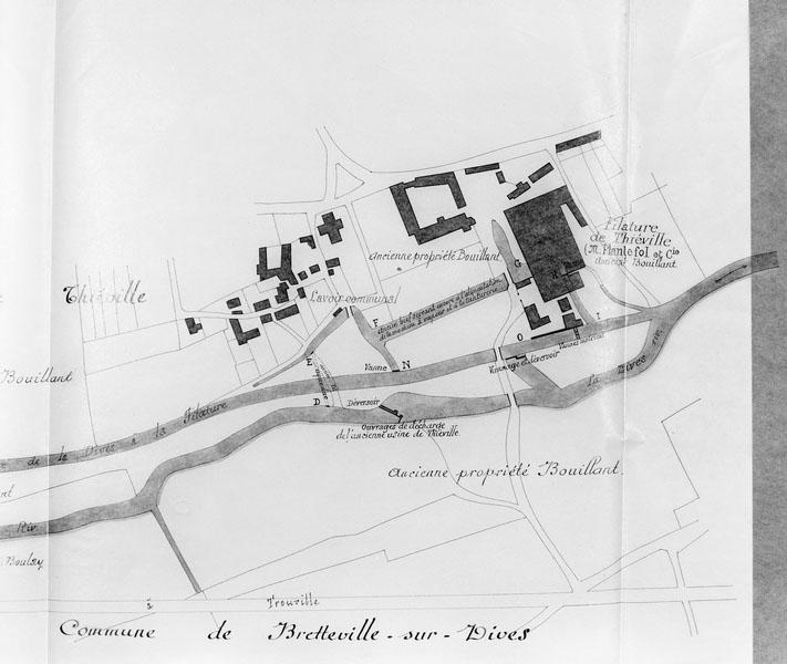 Alimentation d'un lavoir. Réclamation de M. le maire de Thiéville.