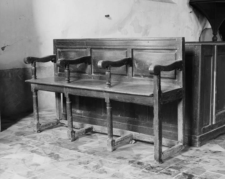 Banc de fidèles : banc d'église