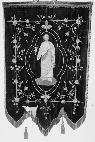 Bannière de procession de confrérie de charité