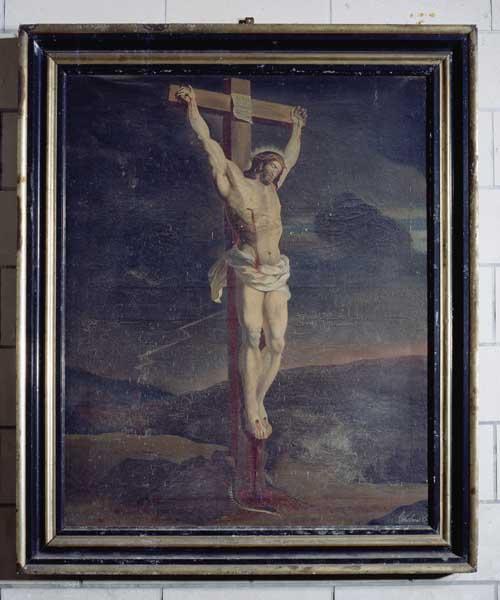 Tableau : Christ en croix